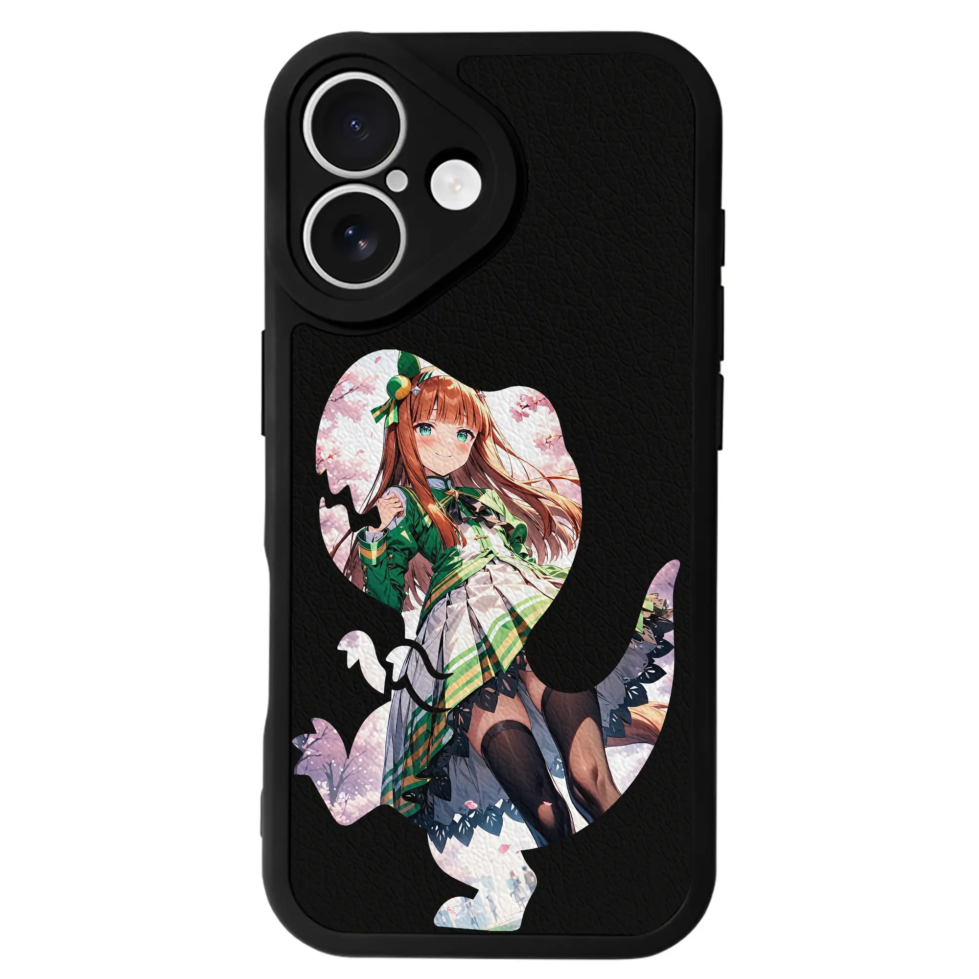 ウマ娘 プリティーダービー グッズ サイレンススズカ - IPhone 16シリーズ対応 ・ シリコンスマホケース ・ レザー調 ・ 高精度フィット ・ 耐衝撃 ・ ワイヤレス充電対応 ・ 精密カット